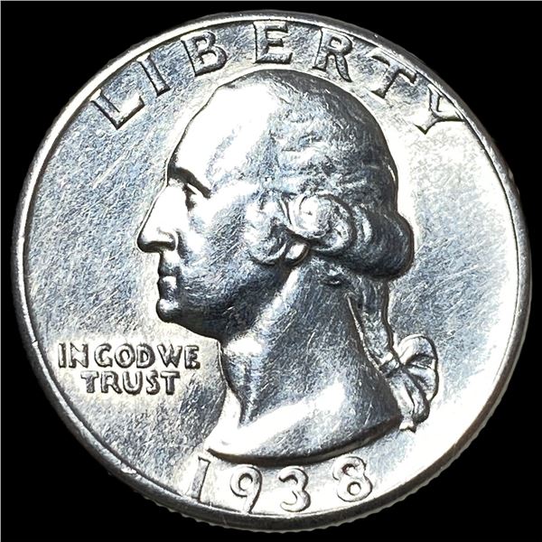 1938 Silver Washington Quarter UNCIRCULATED