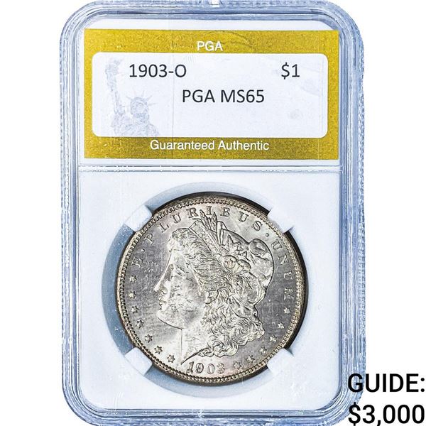 1903-O Morgan Silver Dollar PGA MS65