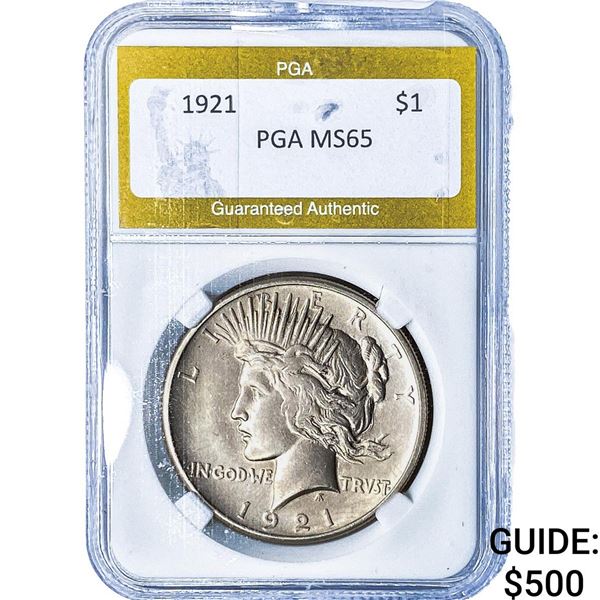1904-O Morgan Silver Dollar PGA MS65