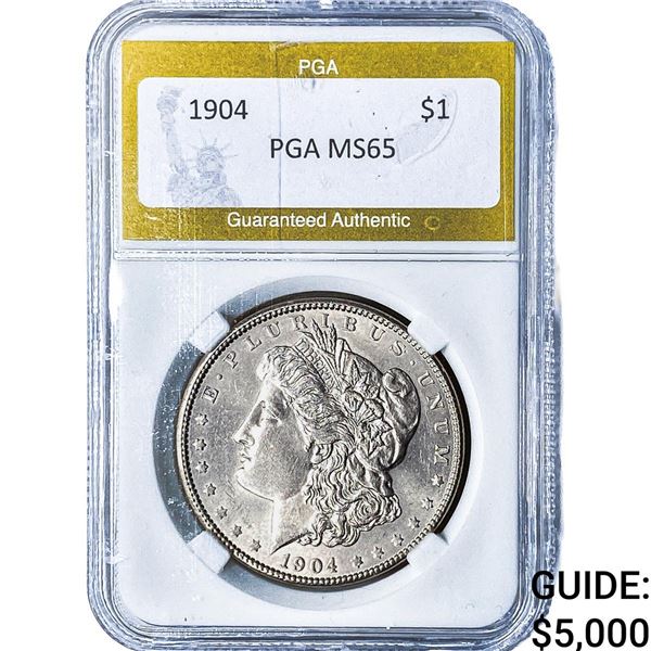 1904 Morgan Silver Dollar PGA MS65