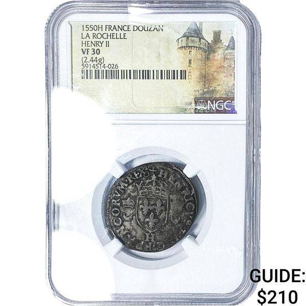 1550H France La Rochelle Henry IV BI Douzan NGC VF30