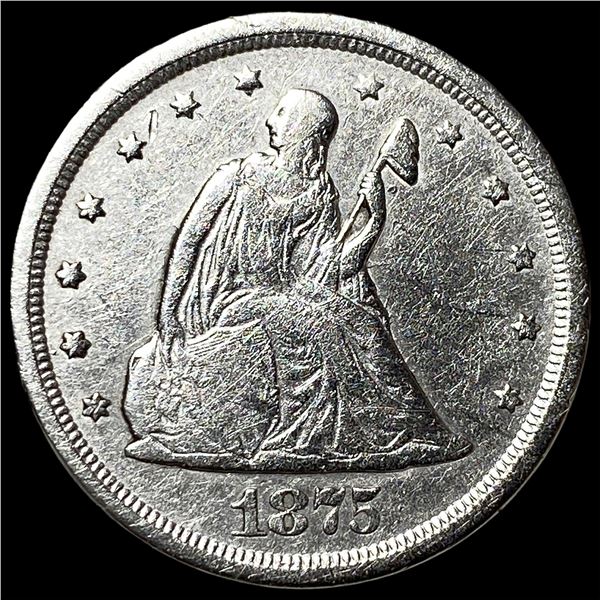 1875-S Silver Twenty Cents CLOSELY  UNCIRCULATED
