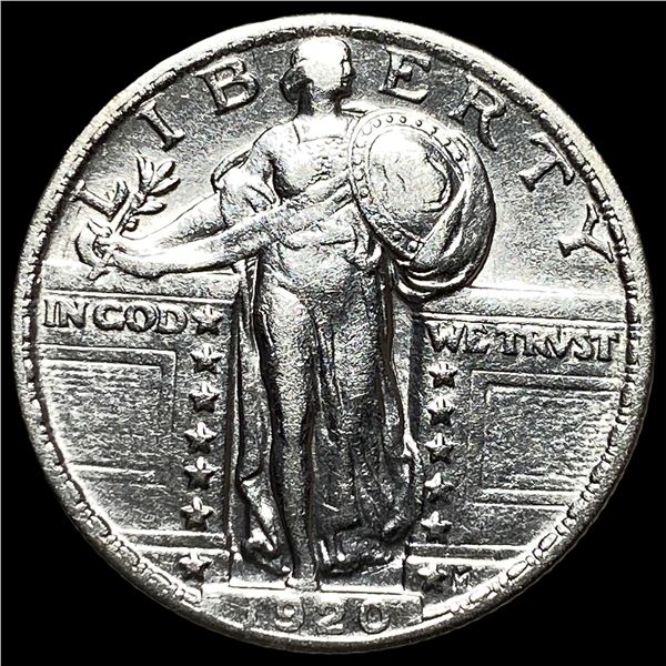 1920 Silver Standing Liberty Quarter CLOSELY UNCIRCULATED