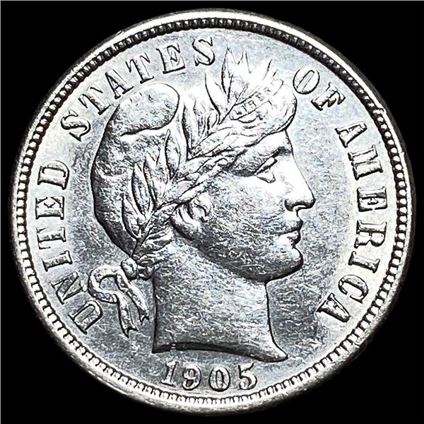 1905-S Silver Barber Dime UNCIRCULATED