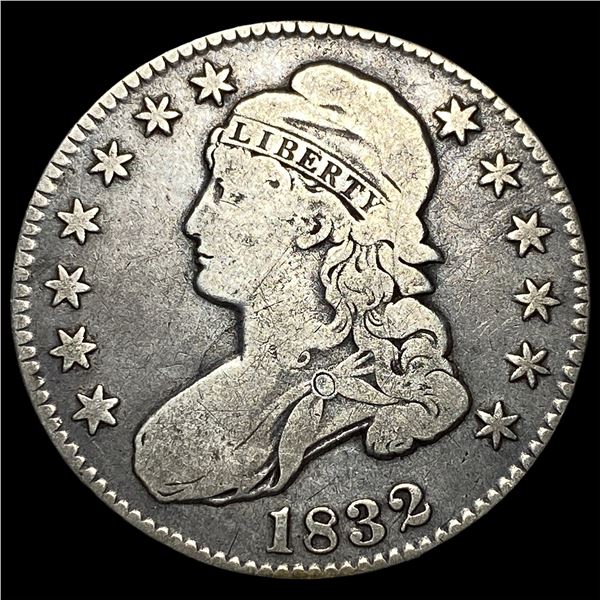 1832 Silver Capped Bust Half Dollar LIGHTLY CIRCULATED