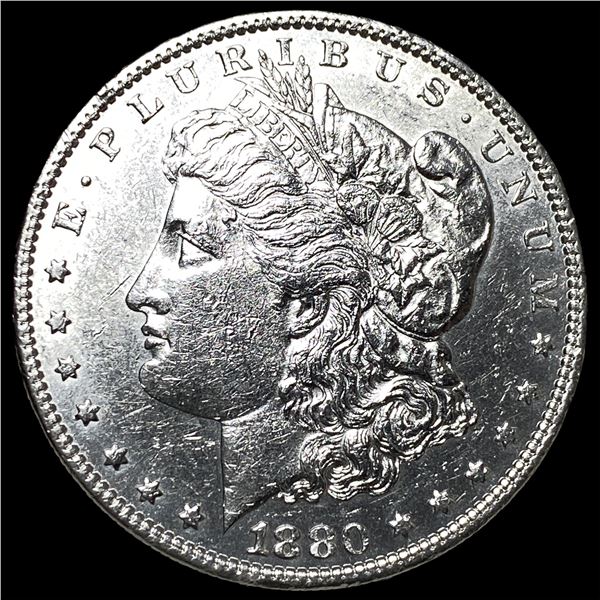 1880-O Micro O Morgan Silver Dollar CHOICE BU