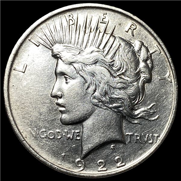1922-D Silver Peace Dollar CHOICE AU
