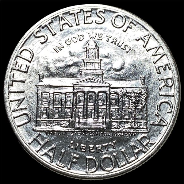 1946 Silver Iowa Statehood Centennial Half Dollar GEM BU