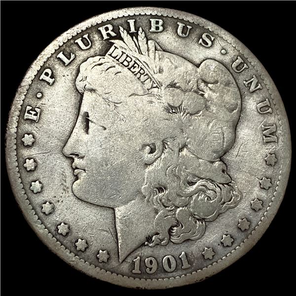 1901-S Silver Morgan Dollar LIGHTLY  CIRCULATED