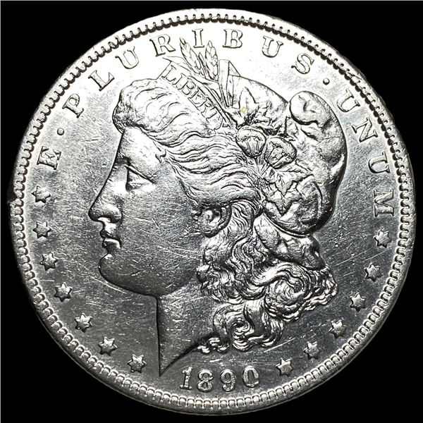 1890-CC Silver Morgan Dollar LIGHTLY  CIRCULATED