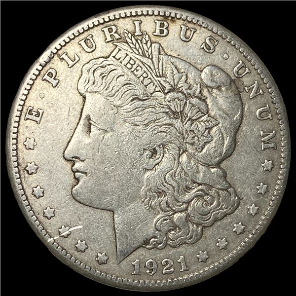 1921-S Morgan Silver Dollar LIGHTLY CIRCULATED