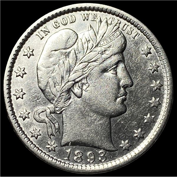 1893-O Silver Barber Quarter UNCIRCULATED