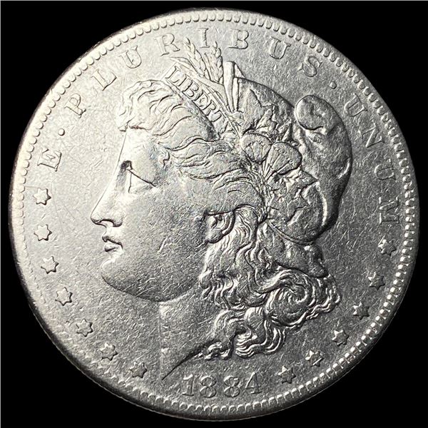 1884-S Morgan Silver Dollar CHOICE AU
