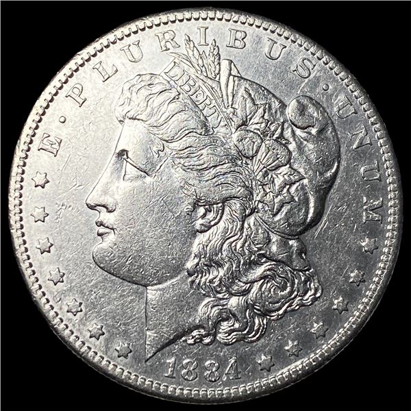 1884-S Morgan Silver Dollar CHOICE AU