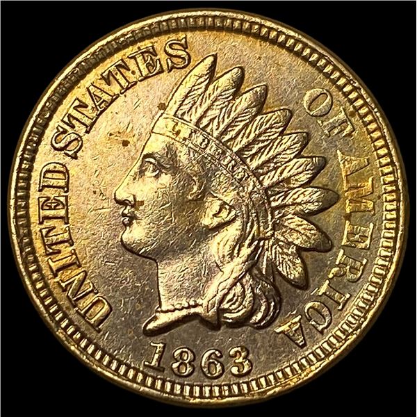 1863 Indian Head Cent CHOICE BU