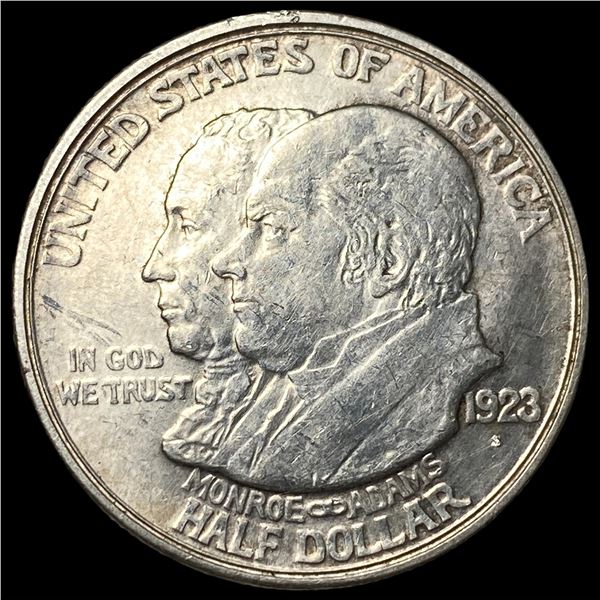 1923-S Silver Monroe Doctrine Centennial Half  Dollar UNCIRCULATED