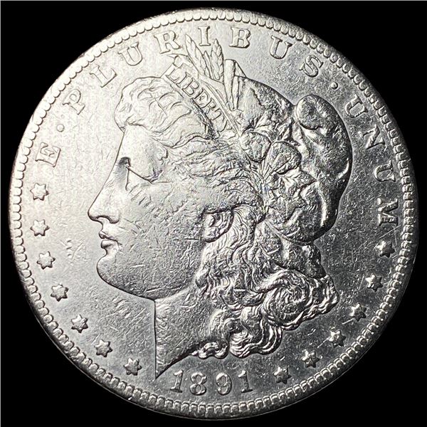 1891-S Silver Morgan Dollar CLOSELY  UNCIRCULATED