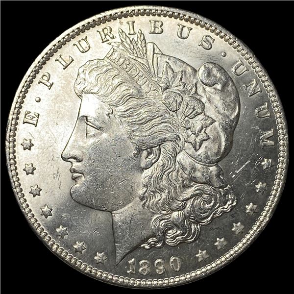 1890 Silver Morgan Dollar GEM BU