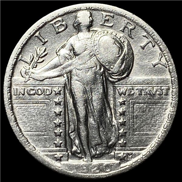1920 Silver Standing Liberty Quarter CLOSELY UNCIRCULATED