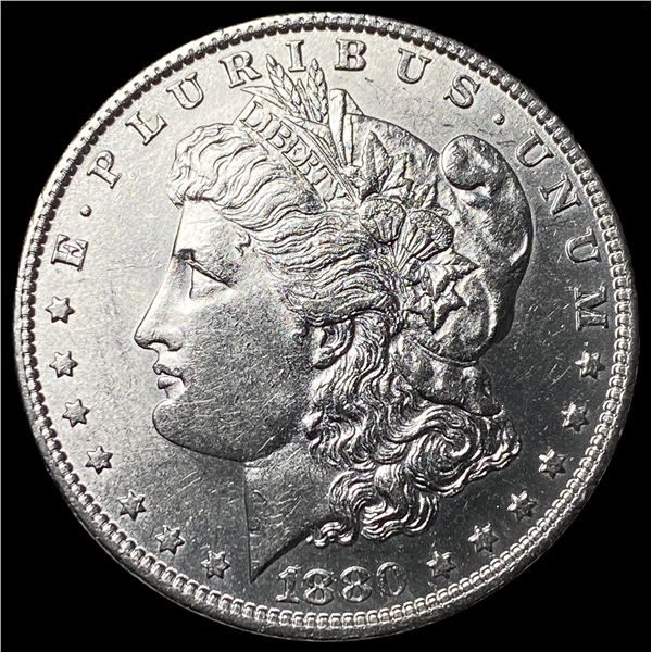 1880-O Micro O Morgan Silver Dollar CHOICE BU