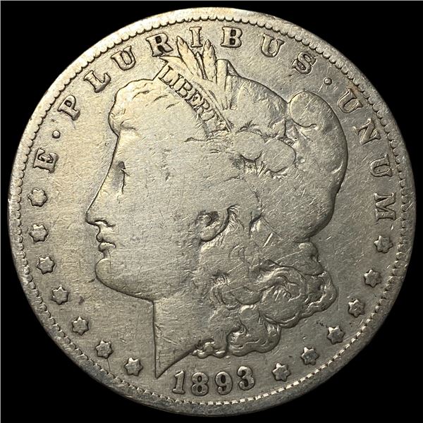 1893-O Silver Morgan Dollar LIGHTLY  CIRCULATED