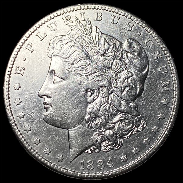 1884-S Silver Morgan Dollar CHOICE AU