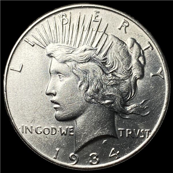 1934 Silver Peace Dollar CHOICE BU