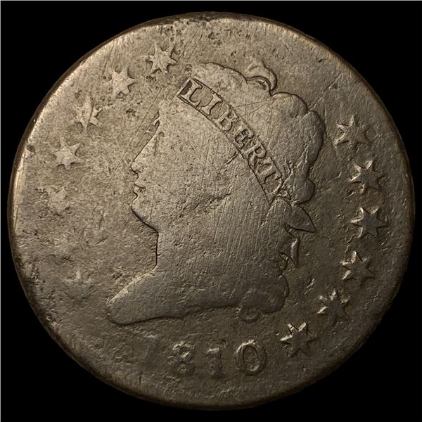 1810 Classic Head Large Cent NICELY  CIRCULATED