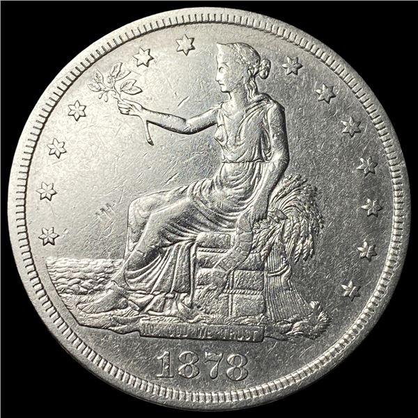 1878-S Silver Trade Dollar CLOSELY  UNCIRCULATED