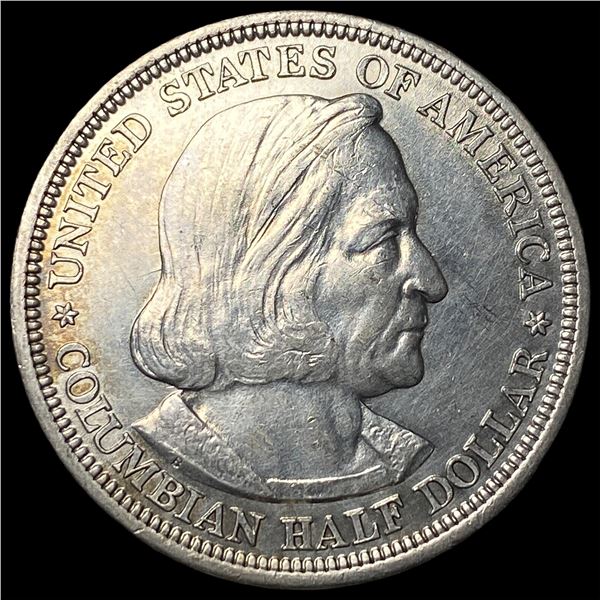 1893 Silver Columbian Half Dollar GEM BU