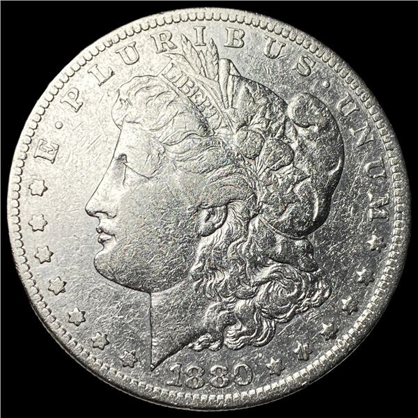 1880-S Morgan Silver Dollar NEARLY UNCIRCULATED