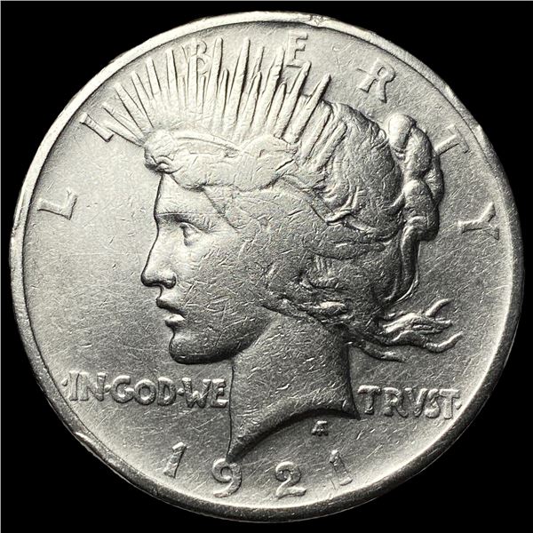 1921 Silver High Relief Peace Dollar CLOSELY UNCIRCULATED