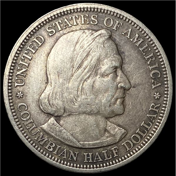 1893 Silver Columbian Half Dollar GEM BU