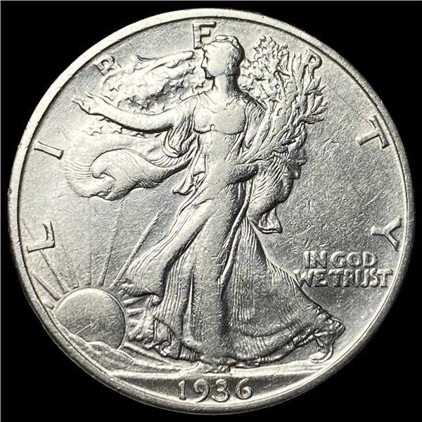 1936-D Silver Walking Liberty Half Dollar CLOSELY UNCIRCULATED