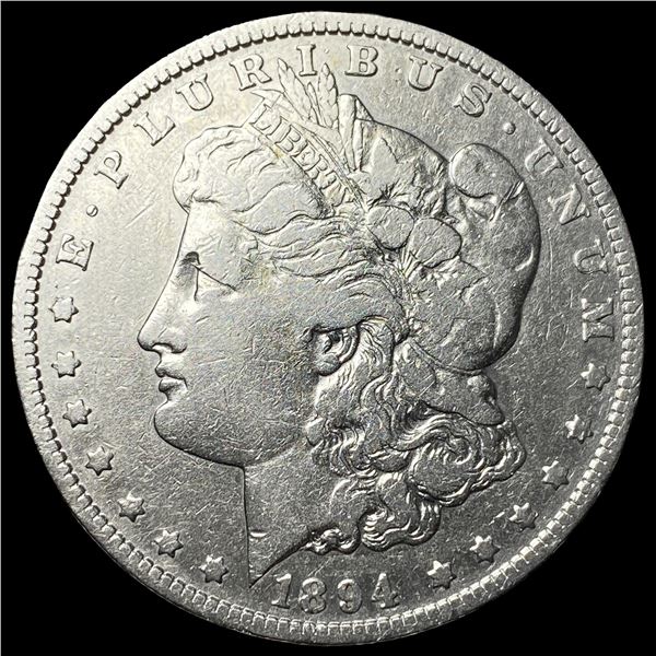 1894-O Silver Morgan Dollar NEARLY UNCIRCULATED