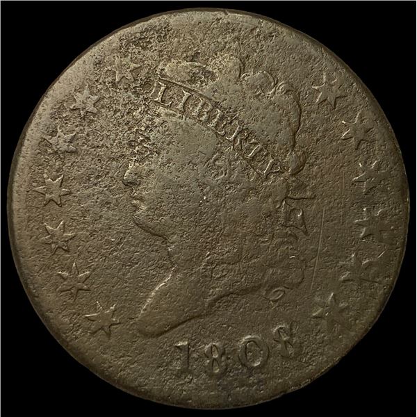 1808/7 Classic Head Large Cent NICELY CIRCULATED