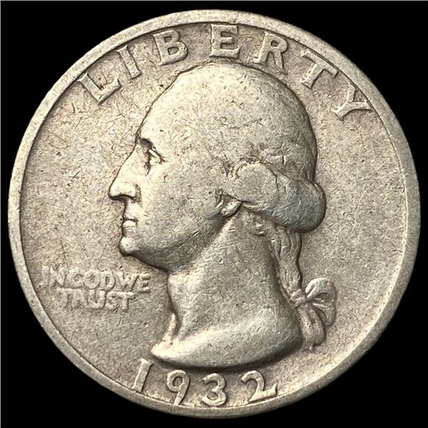 1932-S Silver Washington Quarter NEARLY  UNCIRCULATED
