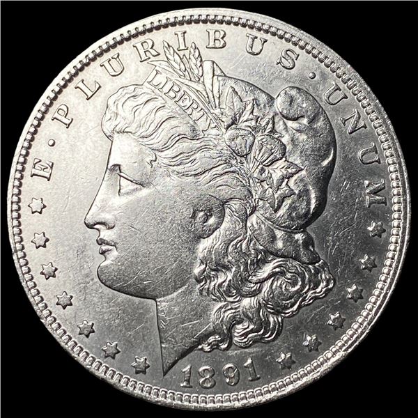 1891-O Silver Morgan Dollar CHOICE AU
