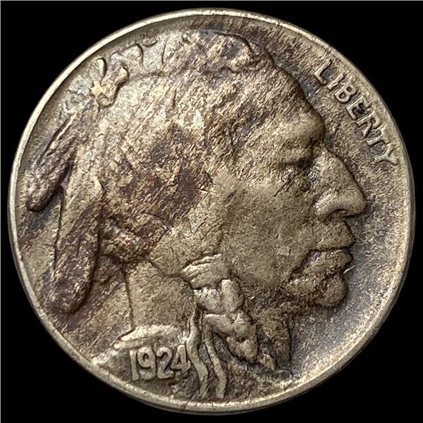 1924-S Buffalo Nickel CHOICE AU