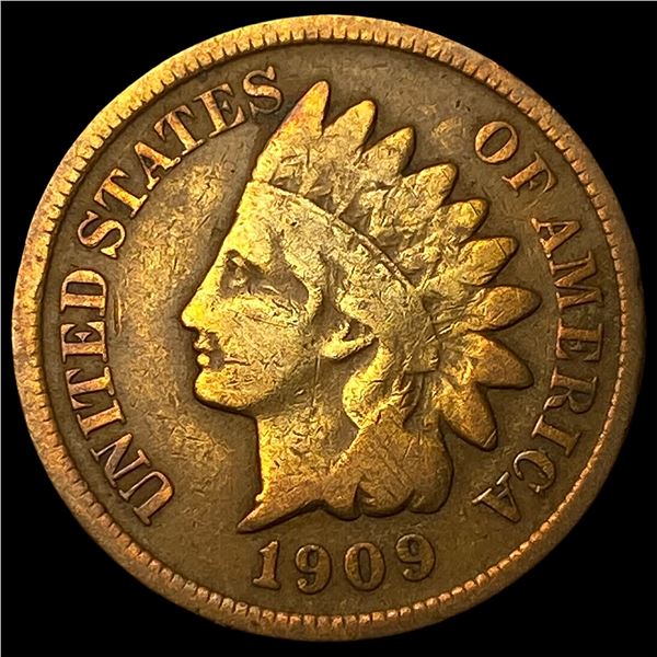 1909-S Indian Head Cent NEARLY UNCIRCULATED