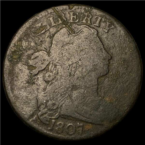1807 Draped Bust Large Cent NICELY CIRCULATED