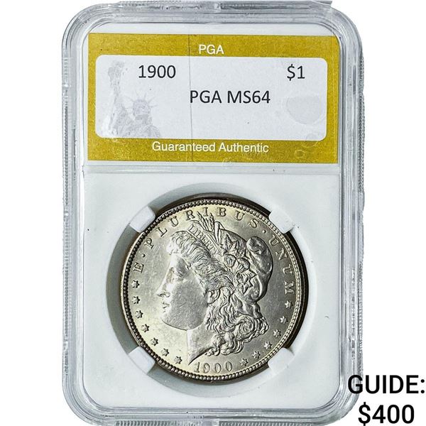 1900 Morgan Silver Dollar PGA MS64