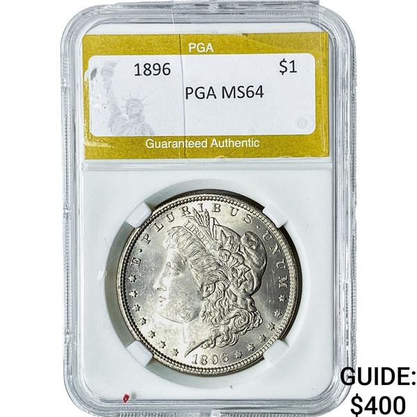 1896 Morgan Silver Dollar PGA MS64