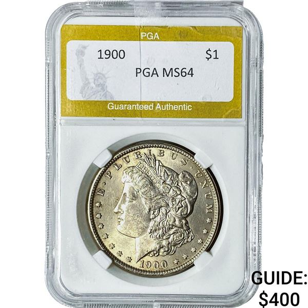 1900 Morgan Silver Dollar PGA MS64