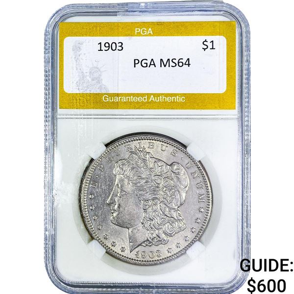 1903 Morgan Silver Dollar PGA MS64