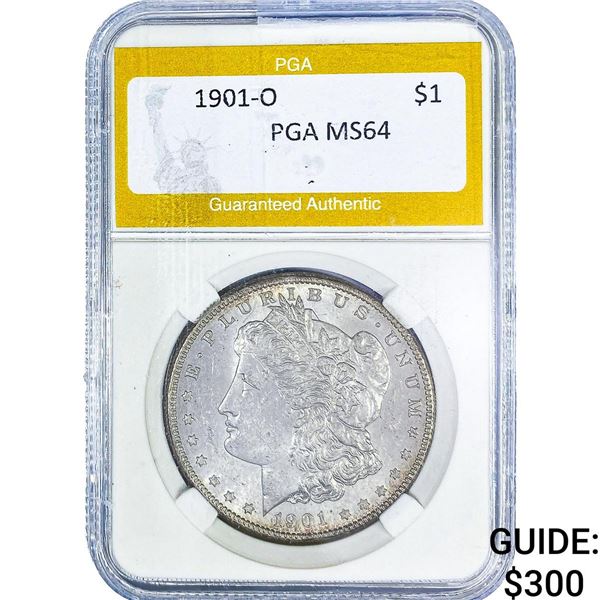 1901-O Morgan Silver Dollar PGA MS64