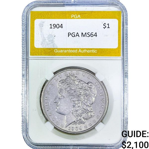 1904 Morgan Silver Dollar PGA MS64
