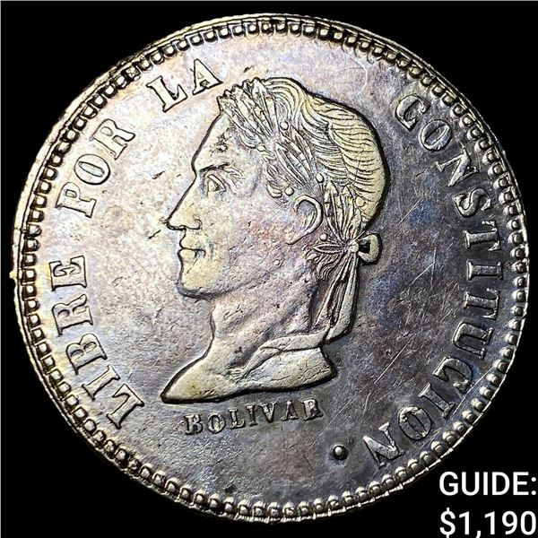 1859 FJ-PTS Bolivia Silver 4 Soles KM 123.3