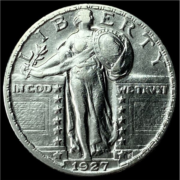1927 Silver Standing Liberty Silver Quarter CHOICE AU