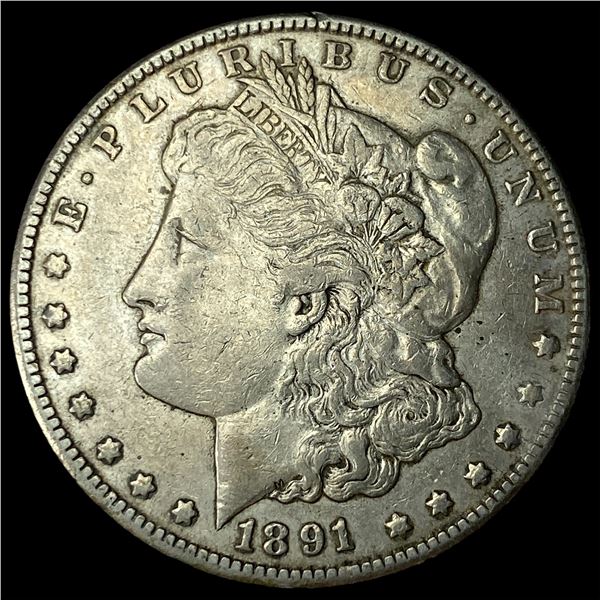 1891-CC Silver Morgan Dollar NEARLY UNCIRCULATED